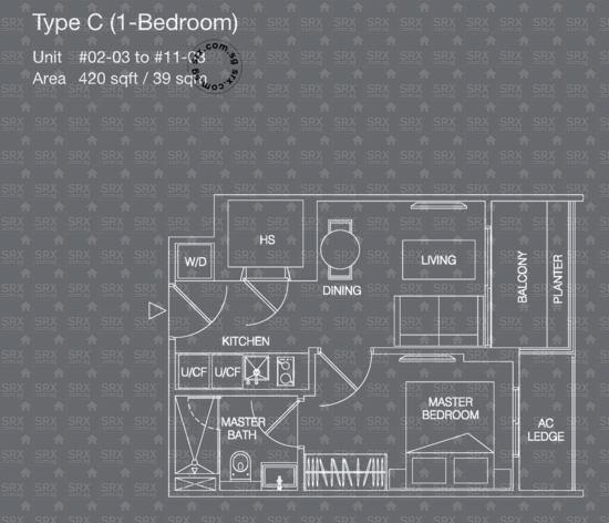 16 @ Amber (D15), Apartment #408992